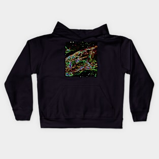 Black Panther Art - Glowing Edges 421 Kids Hoodie